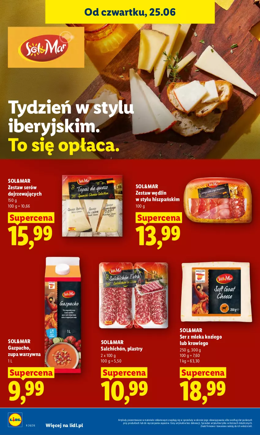 Gazetka promocyjna Lidl - Gazetka ważna od 25.06 do 28.06 - ważna 25.06 do 28.06.2026 - strona 58 - produkty: Ser, Zupa