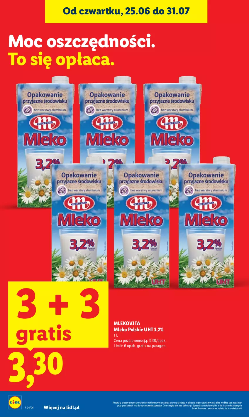Gazetka promocyjna Lidl - Gazetka ważna od 25.06 do 28.06 - ważna 25.06 do 28.06.2026 - strona 6 - produkty: Gra, Mleko, Mlekovita