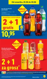 Gazetka promocyjna Lidl - Gazetka ważna od 25.06 do 28.06 - Gazetka - ważna od 28.06 do 28.06.2026 - strona 19 - produkty: Sok, Gra, Coca-Cola, Smoothie, Fanta, Sprite, Fa