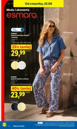 Gazetka promocyjna Lidl - Gazetka ważna od 25.06 do 28.06 - Gazetka - ważna od 28.06 do 28.06.2026 - strona 30 - produkty: Sok, Gra, Kosz, Koszula, Moda, Spodnie, Grafika