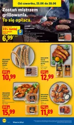 Gazetka promocyjna Lidl - Gazetka ważna od 25.06 do 28.06 - Gazetka - ważna od 28.06 do 28.06.2026 - strona 42 - produkty: Kurczak, Mus, Polędwiczki z kurczaka, Burger, Skrzydełka z kurczaka, Miód, Boczek, Grill, Musztarda
