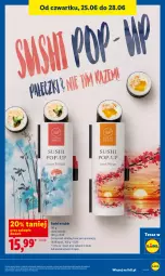 Gazetka promocyjna Lidl - Gazetka ważna od 25.06 do 28.06 - Gazetka - ważna od 28.06 do 28.06.2026 - strona 49 - produkty: Tera, Sushi