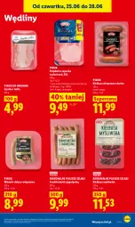 Gazetka promocyjna Lidl - Gazetka ważna od 25.06 do 28.06 - Gazetka - ważna od 28.06 do 28.06.2026 - strona 53 - produkty: Polędwica, Szynka, PIKOK, Frankfurterki, Kiełbasa