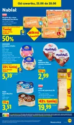 Gazetka promocyjna Lidl - Gazetka ważna od 25.06 do 28.06 - Gazetka - ważna od 28.06 do 28.06.2026 - strona 55 - produkty: Ser topiony, Deser mleczny, Top, Ser, Jaja, Jogurt, Cars, Tera, Pilos, Hochland, Deser, Monte