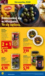 Gazetka promocyjna Lidl - Gazetka ważna od 25.06 do 28.06 - Gazetka - ważna od 28.06 do 28.06.2026 - strona 62 - produkty: Ser, Gra, Oliwki, Stek, Oliwki czarne