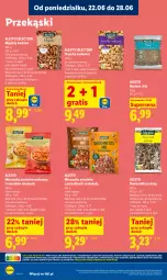 Gazetka promocyjna Lidl - Gazetka ważna od 25.06 do 28.06 - Gazetka - ważna od 28.06 do 28.06.2026 - strona 75 - produkty: Migdały łuskane, Gra, Słonecznik prażony, Migdały, Chia, O nas