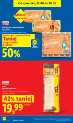 Gazetka promocyjna Lidl - Gazetka ważna od 25.06 do 28.06 - Gazetka - ważna od 28.06 do 28.06.2026 - strona 8 - produkty: Ser, Jaja, Cars, Pilos