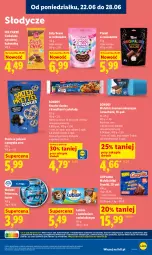 Gazetka promocyjna Lidl - Gazetka ważna od 25.06 do 28.06 - Gazetka - ważna od 28.06 do 28.06.2026 - strona 81 - produkty: Goplana, Lubisie, Jelly beans, Ciastka, Princessa, Mini Grześki, Kawa, LANA, Precle, Grześki, Czekolada, Oreo