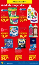 Gazetka promocyjna Lidl - Gazetka ważna od 25.06 do 28.06 - Gazetka - ważna od 28.06 do 28.06.2026 - strona 92 - produkty: Sól, Papier, Finish, Ręcznik, Foxy, Zmywarki, Ariel, Kapsułki do prania