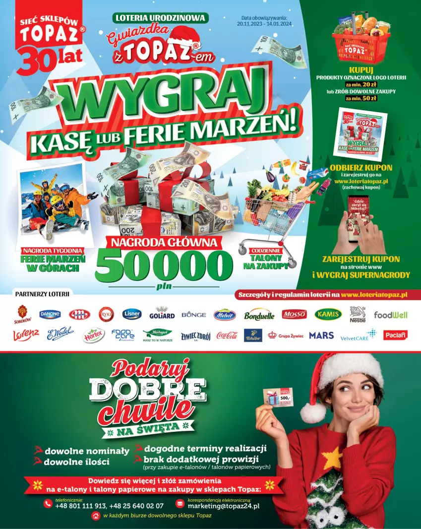 Gazetka promocyjna Topaz - Gazetka - ważna 16.11 do 22.11.2023 - strona 6 - produkty: Papier, Top