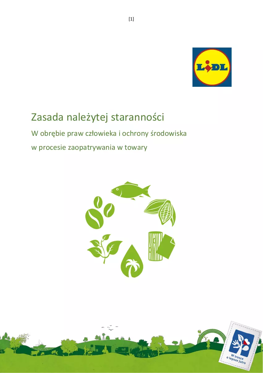 Gazetka promocyjna Lidl - Zasada należytej staranności w procesie zaopatrywania w towary - ważna 31.10.2019 do 31.12.2030 - strona 1