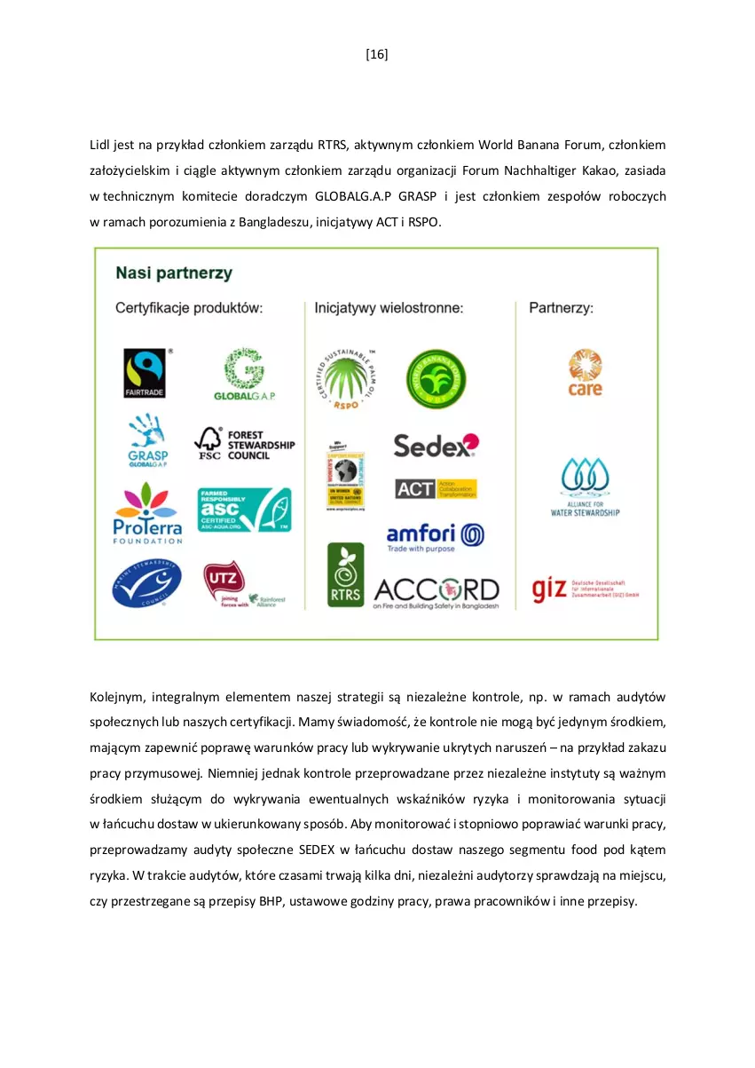 Gazetka promocyjna Lidl - Zasada należytej staranności w procesie zaopatrywania w towary - ważna 31.10.2019 do 31.12.2030 - strona 16 - produkty: Gra, HP, Kakao, LG, Monitor, Mus, Olej, Por, Rama, Rum, Tiger, Top