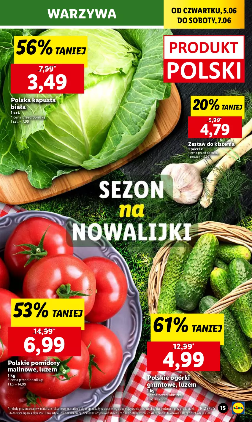 Gazetka promocyjna Lidl - GAZETKA - ważna 05.06 do 07.06.2025 - strona 19 - produkty: Grunt, Pomidory, Warzywa