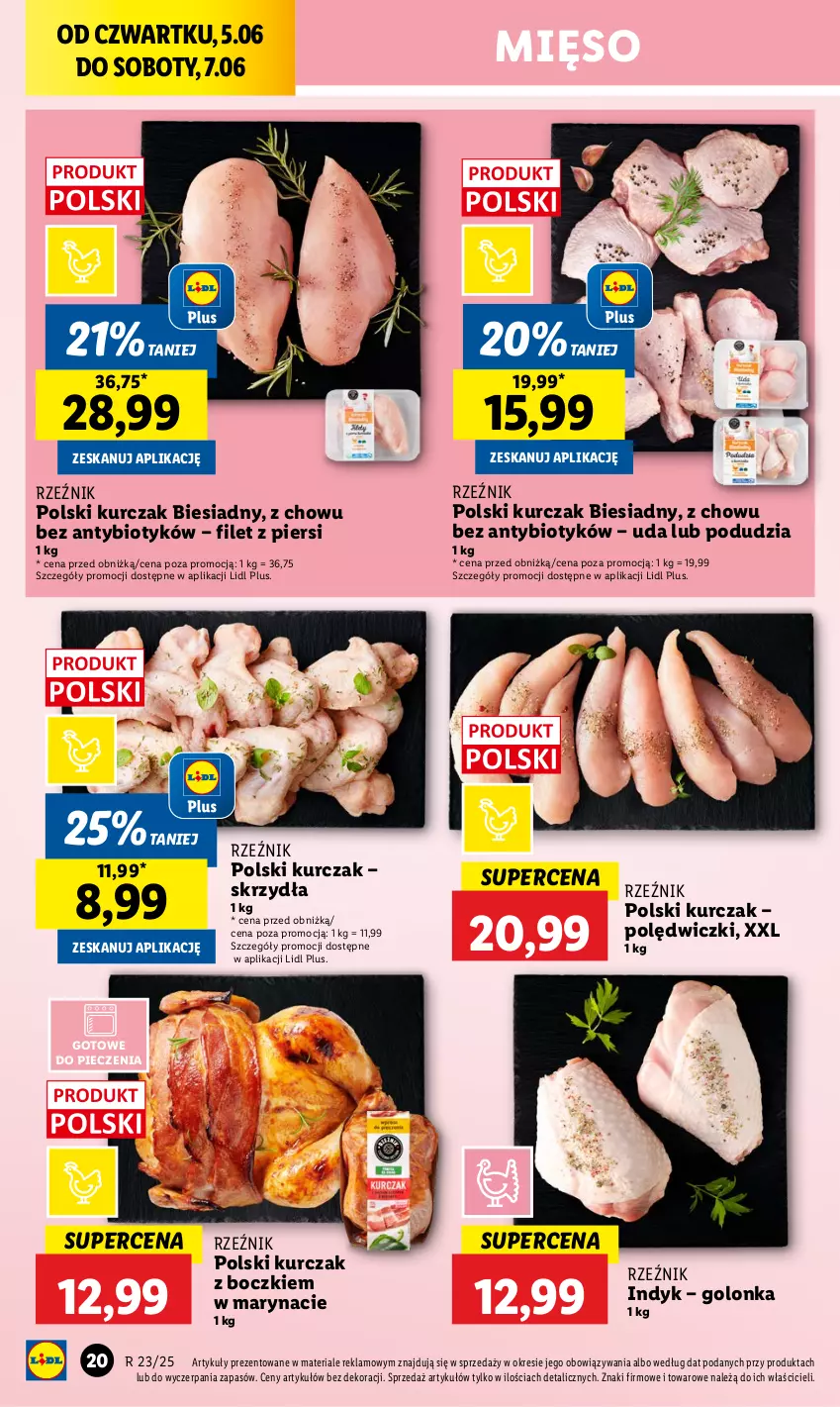Gazetka promocyjna Lidl - GAZETKA - ważna 05.06 do 07.06.2025 - strona 24 - produkty: Kurczak, Mięso, Piec
