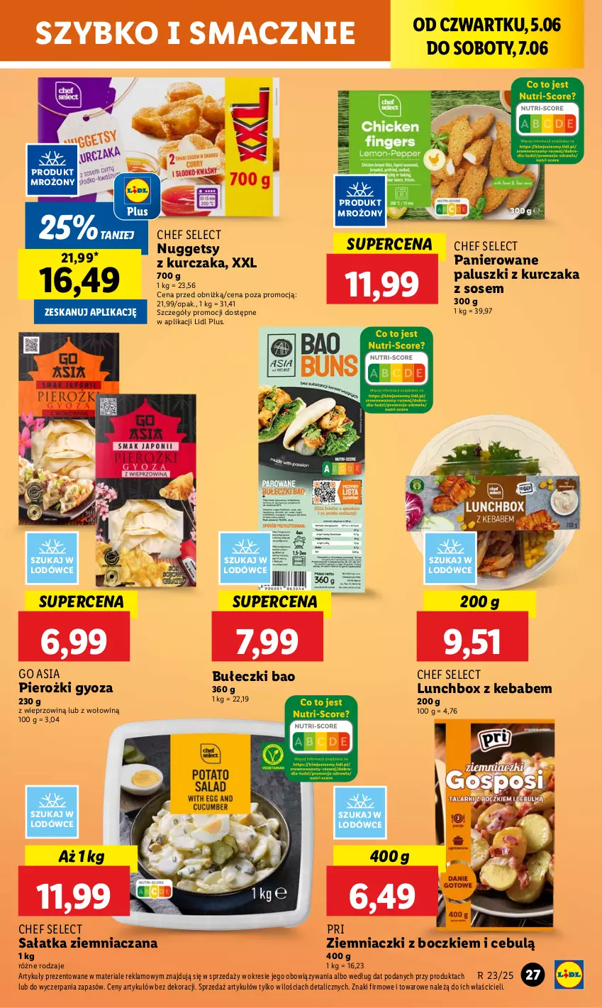 Gazetka promocyjna Lidl - GAZETKA - ważna 05.06 do 07.06.2025 - strona 33 - produkty: Bułeczki, Kebab, Kurczak, Sałat, Sałatka, Sos