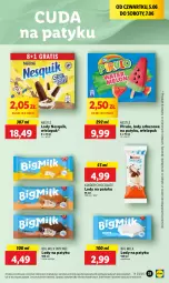 Gazetka promocyjna Lidl - GAZETKA - Gazetka - ważna od 07.06 do 07.06.2025 - strona 37 - produkty: Nesquik, Big Milk, Lody, Arbuz, Nestlé, Kinder
