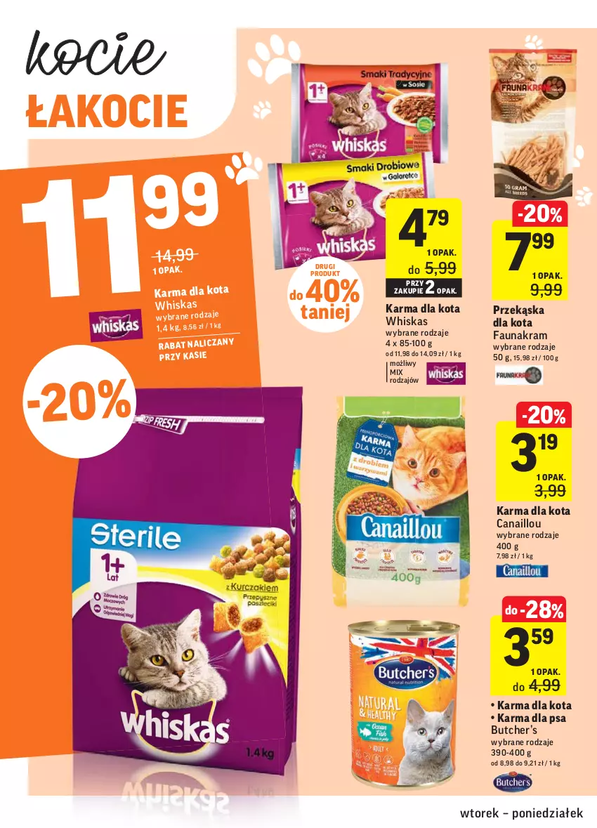 Gazetka promocyjna Intermarche - Okazje tygodnia - ważna 09.02 do 15.02.2021 - strona 36 - produkty: Canaillou, Fa, Koc, Whiskas