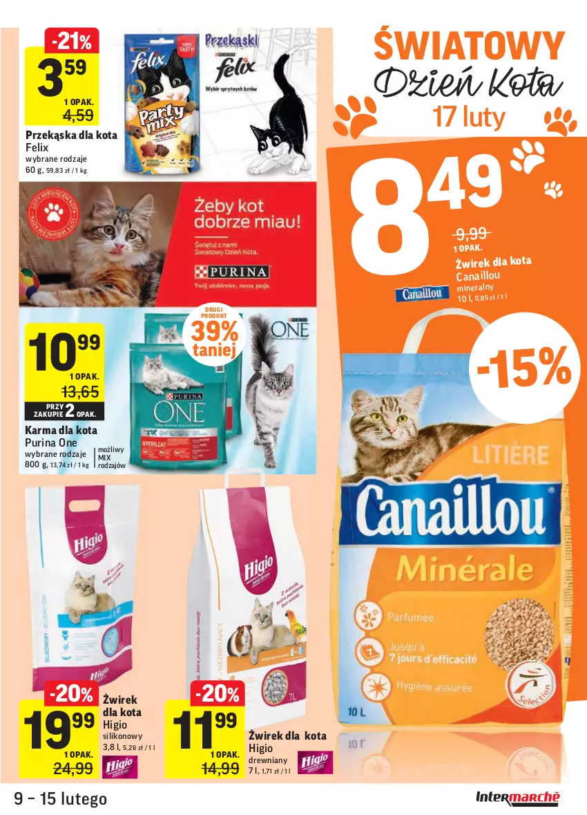 Gazetka promocyjna Intermarche - Okazje tygodnia - ważna 09.02 do 15.02.2021 - strona 37 - produkty: Canaillou, Felix, Pur, Purina