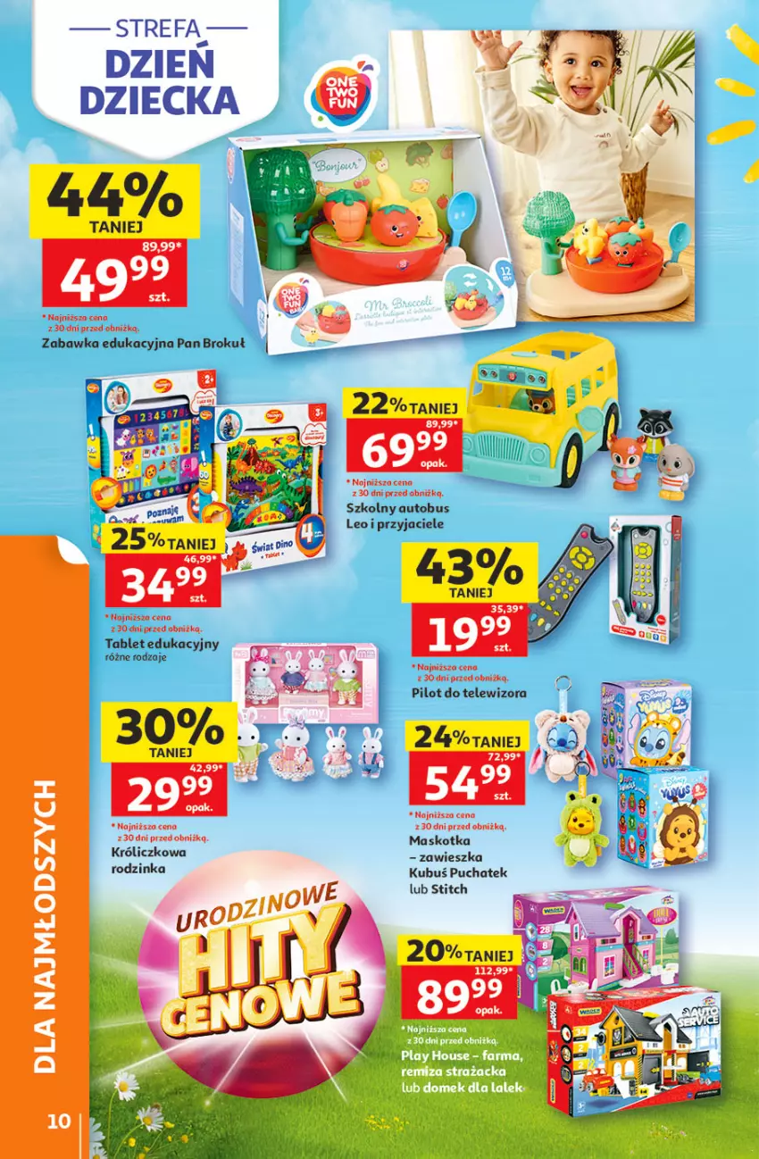 Gazetka promocyjna Auchan - Gazetka 30 Lat Hipermarket Auchan - ważna 21.05 do 27.05.2026 - strona 10 - produkty: Autobus, Fa, Inka, Kubuś, Tablet, Telewizor, Zabawka