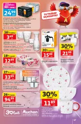 Gazetka promocyjna Auchan - Gazetka 30 Lat Hipermarket Auchan - Gazetka - ważna od 27.05 do 27.05.2026 - strona 47 - produkty: Piwa, Piwo, Makaron, Sok, Pur, Dzbanek, Zaparzacz, Garnek, Miseczka, Karafka, Vileda, Whisky, Suszarka, Szklanka