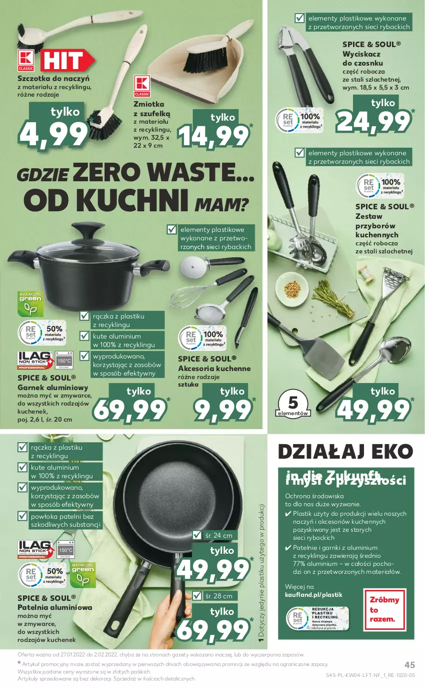 Gazetka promocyjna Kaufland - OFERTA TYGODNIA - ważna 27.01 do 02.02.2022 - strona 45 - produkty: Garnek, Gra, Patelnia, Ryba, Szczotka