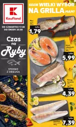 Gazetka promocyjna Kaufland - Kaufland - Gazetka - ważna od 23.08 do 23.08.2023 - strona 1 - produkty: Pstrąg tęczowy, Tusz, Sandacz filet, Pstrąg, Grill, Sandacz