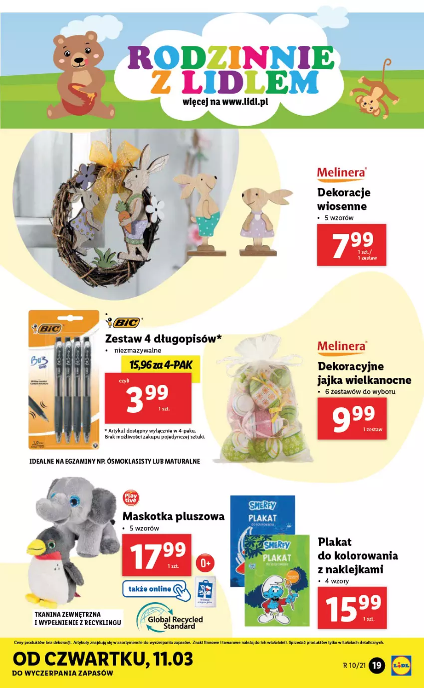 Gazetka promocyjna Lidl - GAZETKA - ważna 08.03 do 13.03.2021 - strona 19 - produkty: Klej, Maskotka pluszowa