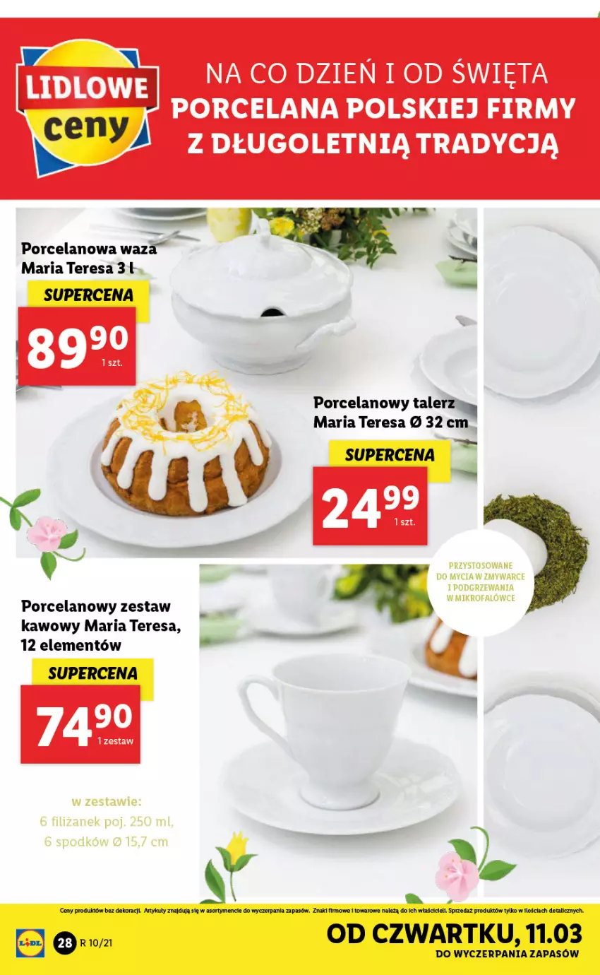 Gazetka promocyjna Lidl - GAZETKA - ważna 08.03 do 13.03.2021 - strona 28 - produkty: LANA, Por, Talerz