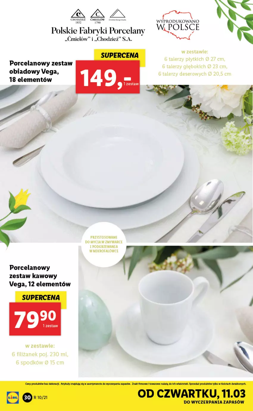 Gazetka promocyjna Lidl - GAZETKA - ważna 08.03 do 13.03.2021 - strona 30 - produkty: Fa, Por, Talerz