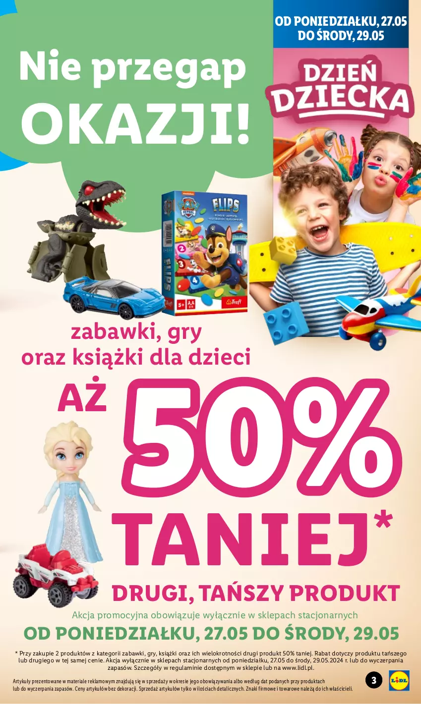 Gazetka promocyjna Lidl - GAZETKA - ważna 06.05 do 01.06.2024 - strona 3 - produkty: Dzieci, Gry