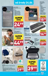 Gazetka promocyjna Aldi - Pełna oferta - Gazetka - ważna od 28.04 do 28.04.2024 - strona 35 - produkty: Top, Gin, Torba na laptopa, Stek, Organizer, Biurko, Pojemnik, Podkładka, Torba, Mysz, Biuro, Podkładka pod mysz, Poduszka, Podkład, Listwa