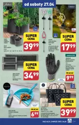 Gazetka promocyjna Aldi - Pełna oferta - Gazetka - ważna od 28.04 do 28.04.2024 - strona 43 - produkty: Sok, Por, Wycieraczka, Kosz, Rękawice, Lampa, Szufelka