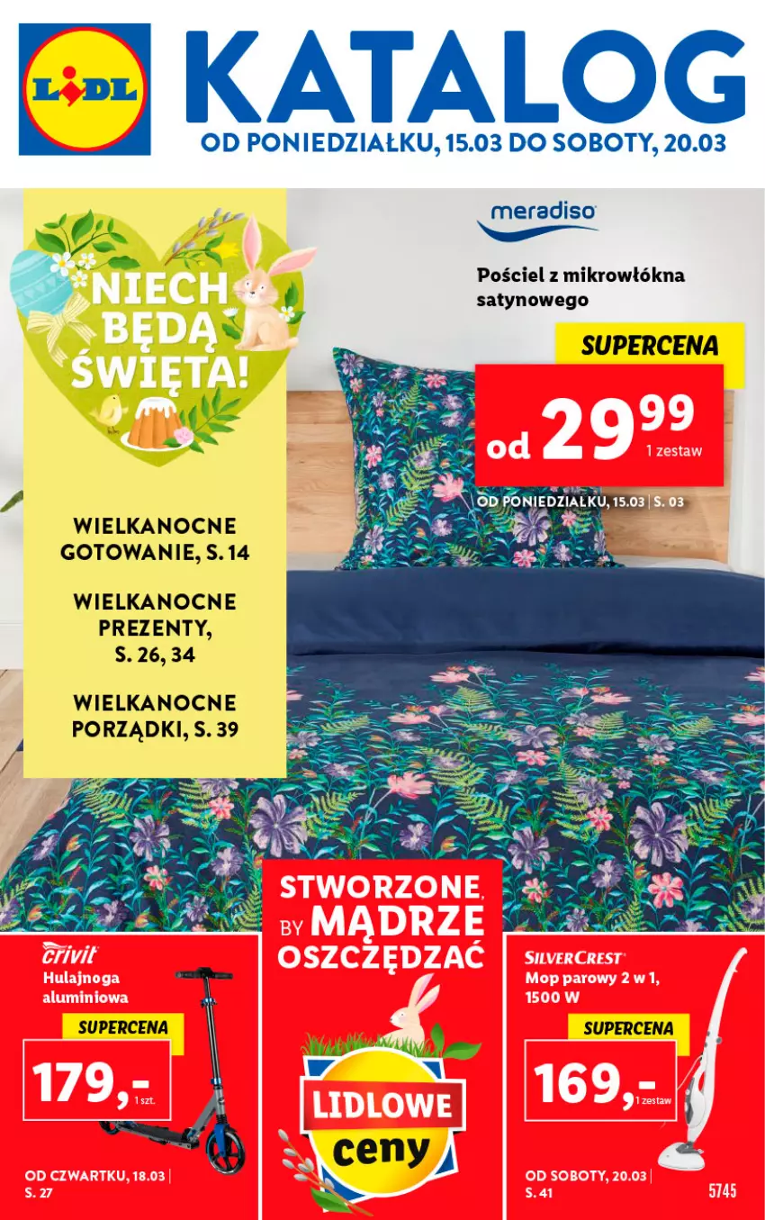 Gazetka promocyjna Lidl - GAZETKA - ważna 15.03 do 20.03.2021 - strona 1 - produkty: Por, Pościel