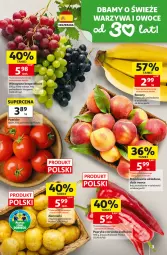 Gazetka promocyjna Auchan - Gazetka 30 Lat Supermarket Auchan - Gazetka - ważna od 02.09 do 02.09.2026 - strona 3 - produkty: Banany, Warzywa, Papryka czerwona, Papryka, Warzywa i owoce, Ziemniaki, Winogrona, Winogrona bezpestkowe, Owoce, Wino