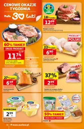 Gazetka promocyjna Auchan - Gazetka 30 Lat Supermarket Auchan - Gazetka - ważna od 02.09 do 02.09.2026 - strona 4 - produkty: Kurczak, Krakus, Gra, Sałat, Szynka, Burger