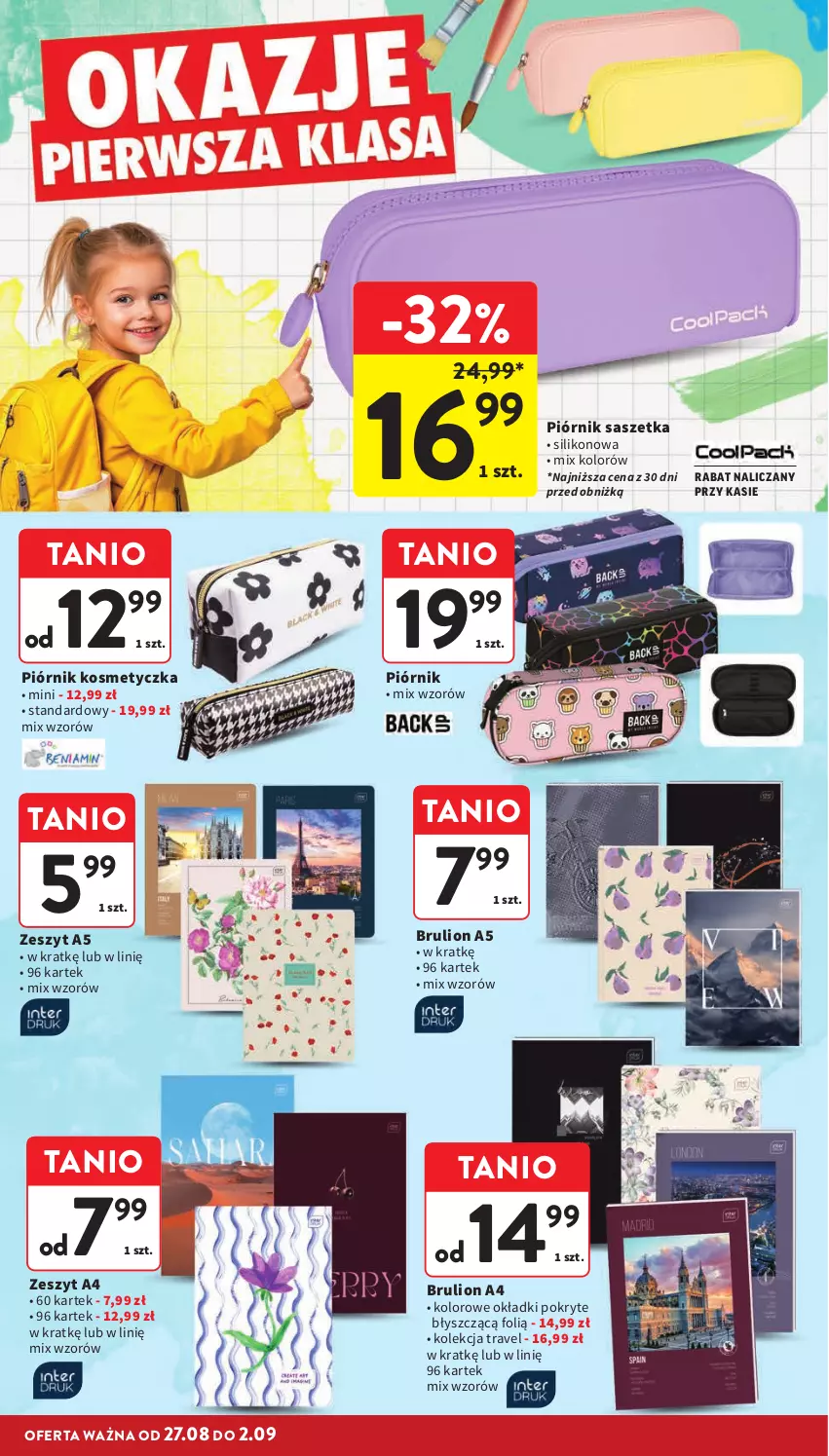 Gazetka promocyjna Intermarche - Gazetka Intermarche - ważna 27.08 do 02.09.2026 - strona 40 - produkty: Kosmetyczka, Lion, Piórnik