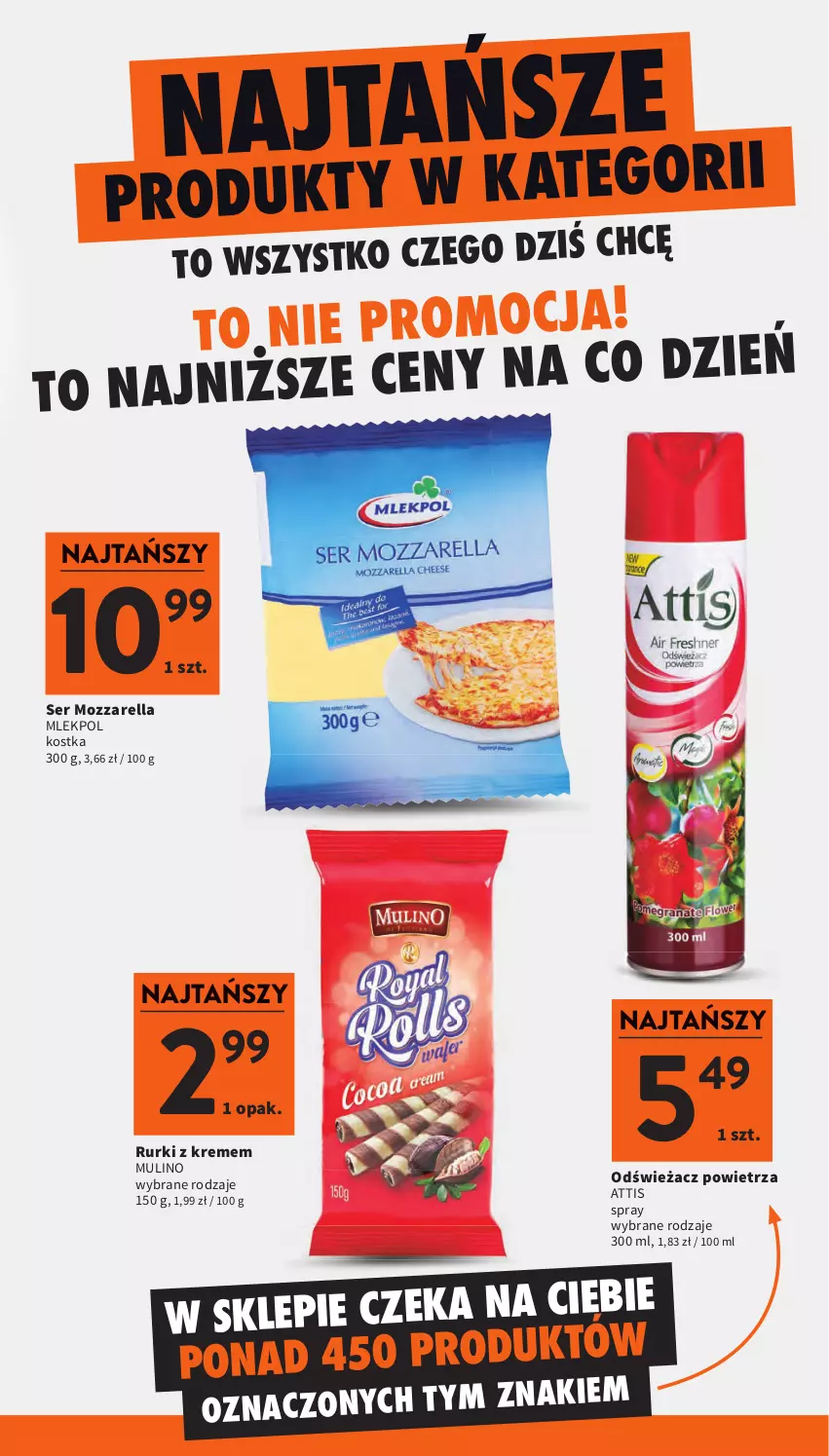 Gazetka promocyjna Intermarche - Gazetka Intermarche - ważna 27.08 do 02.09.2026 - strona 9 - produkty: Mozzarella, Odświeżacz powietrza, Rurki, Ser