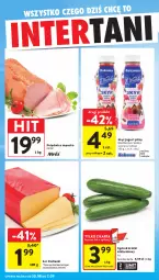 Gazetka promocyjna Intermarche - Gazetka Intermarche - Gazetka - ważna od 02.09 do 02.09.2026 - strona 42 - produkty: Polędwica, Ser, Jogurt, Ogórek, Podlaski, Bakoma, E. Wedel, Jogurt pitny