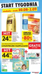 Gazetka promocyjna Intermarche - Gazetka Intermarche - Gazetka - ważna od 02.09 do 02.09.2026 - strona 43 - produkty: Ryż, Gra, Pampers, Majtki, Kawa mielona, Kawa, Sonko, Chusteczki, Dzieci, Mocca Fix Gold, Pieluchomajtki, Woseba