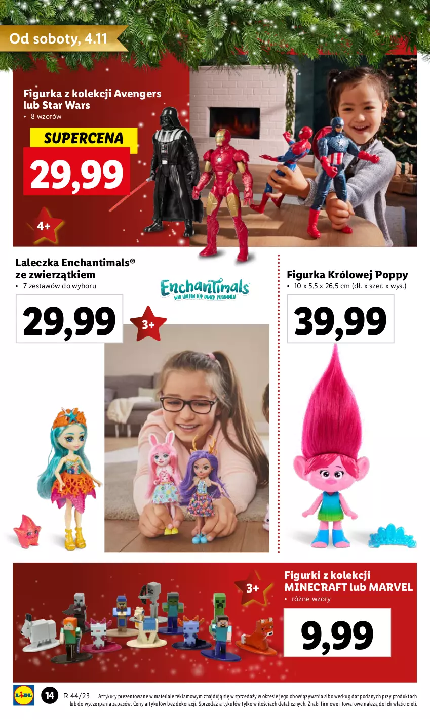 Gazetka promocyjna Lidl - KATALOG ZABAWKI - ważna 02.11 do 24.12.2023 - strona 14 - produkty: Avengers, Enchantimals, Minecraft, Star Wars