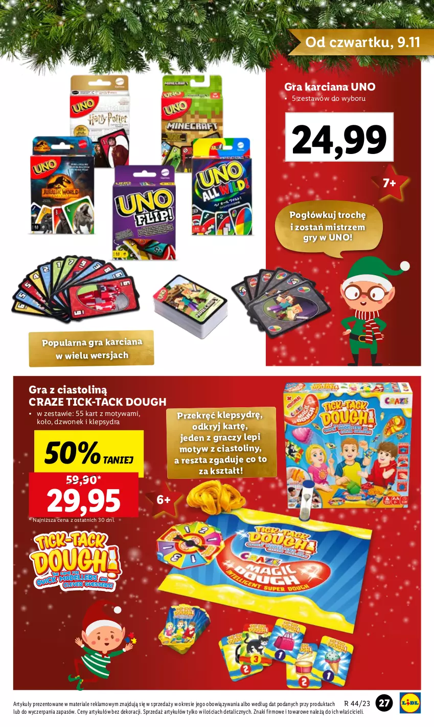 Gazetka promocyjna Lidl - KATALOG ZABAWKI - ważna 02.11 do 24.12.2023 - strona 27 - produkty: Dzwonek, Gra, Gry