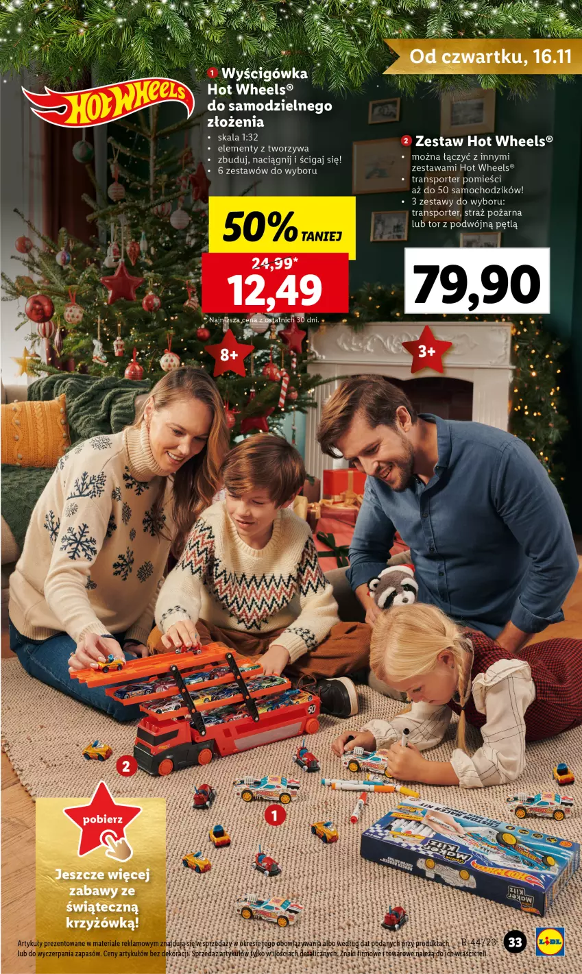 Gazetka promocyjna Lidl - KATALOG ZABAWKI - ważna 02.11 do 24.12.2023 - strona 33 - produkty: Chodzik, Hot Wheels, Por, Sport, Straż pożarna, Tran