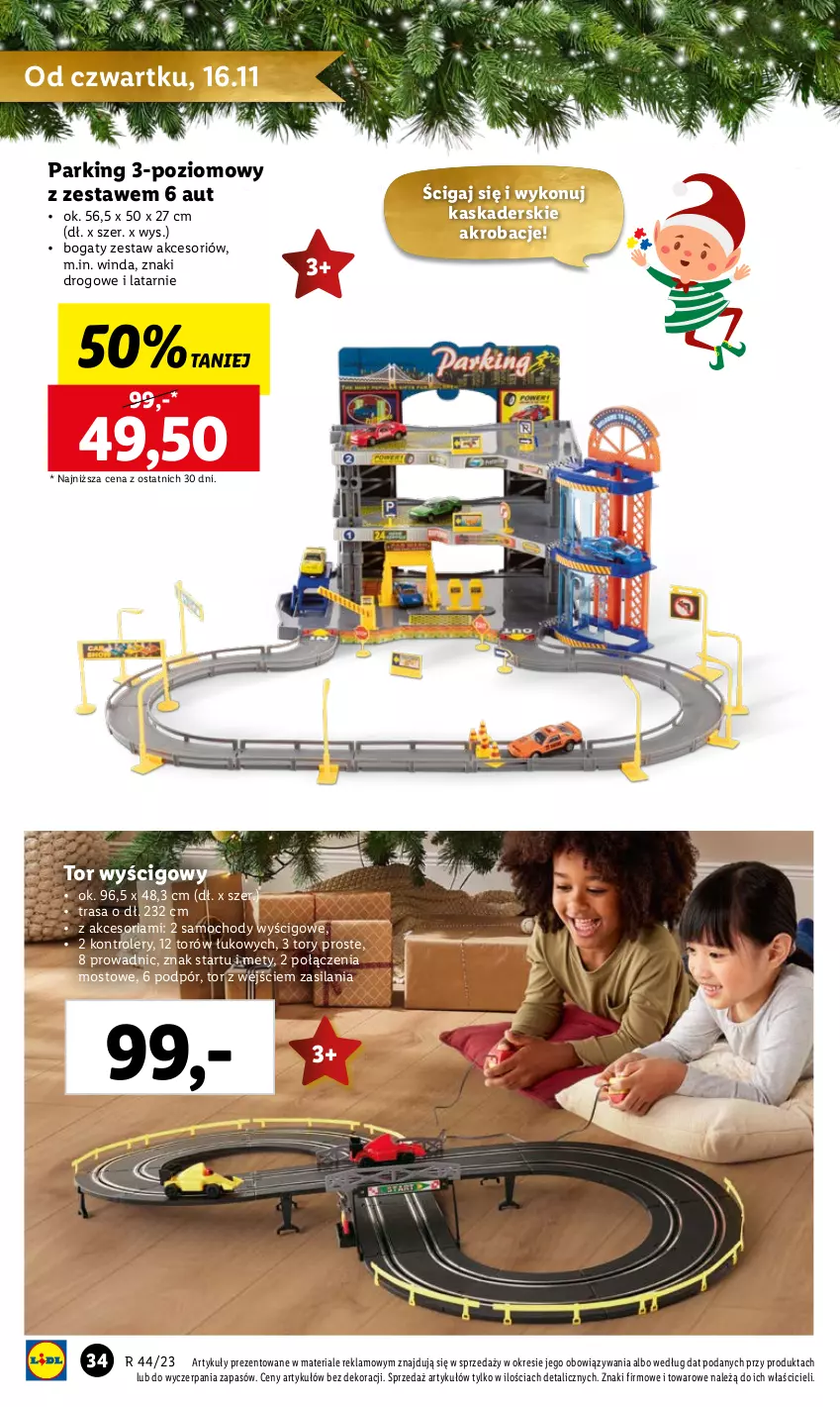 Gazetka promocyjna Lidl - KATALOG ZABAWKI - ważna 02.11 do 24.12.2023 - strona 34 - produkty: Kask, Kontroler, Silan, Tor wyścigowy