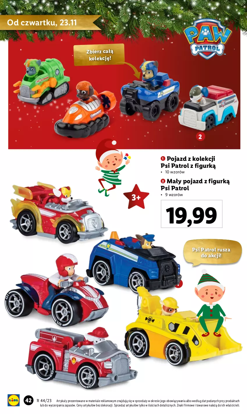 Gazetka promocyjna Lidl - KATALOG ZABAWKI - ważna 02.11 do 24.12.2023 - strona 42 - produkty: Pojazd, Psi Patrol