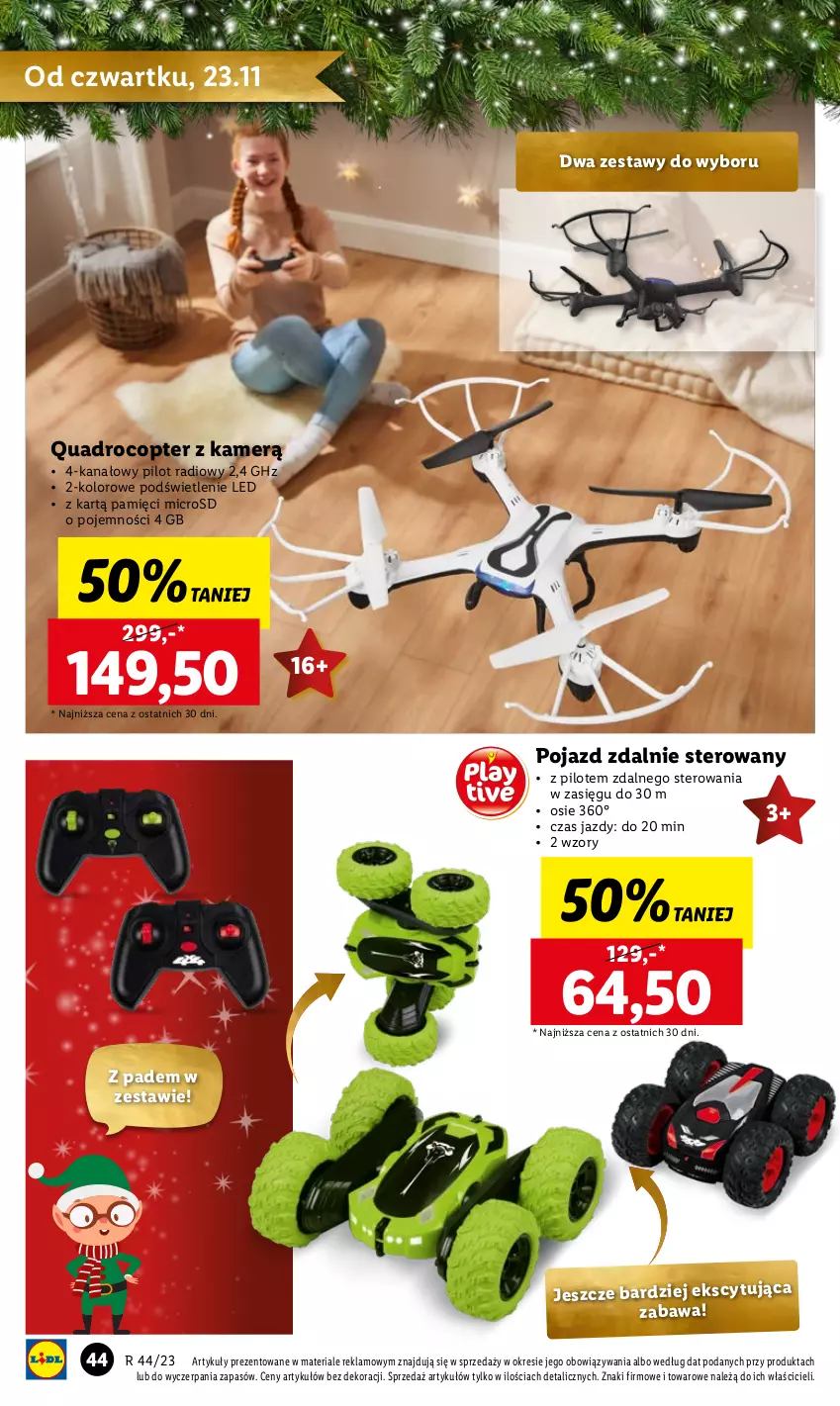 Gazetka promocyjna Lidl - KATALOG ZABAWKI - ważna 02.11 do 24.12.2023 - strona 44 - produkty: Pojazd