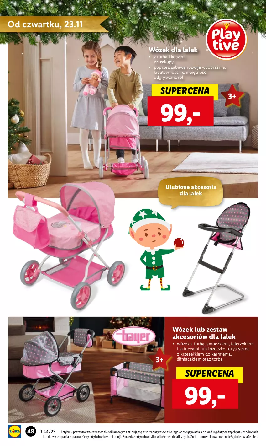 Gazetka promocyjna Lidl - KATALOG ZABAWKI - ważna 02.11 do 24.12.2023 - strona 48 - produkty: Gry, Karmi, Kosz, Talerz, Talerzyk, Wózek