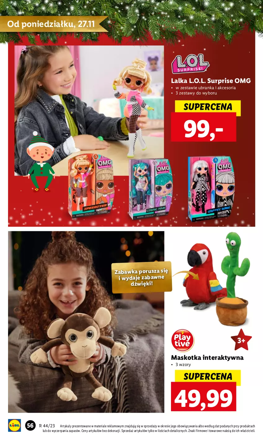 Gazetka promocyjna Lidl - KATALOG ZABAWKI - ważna 02.11 do 24.12.2023 - strona 56 - produkty: L.O.L., Lalka, Por, Tera, Zabawka