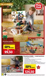 Gazetka promocyjna Lidl - KATALOG ZABAWKI - Gazetka - ważna od 24.12 do 24.12.2023 - strona 10 - produkty: Kolejka, Wyrzutnia, Dinozaur, Pojazd, Dron, Tunel, Fanta, Drewniana kolejka, Olej, Dźwig, Akumulator, Fa