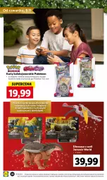 Gazetka promocyjna Lidl - KATALOG ZABAWKI - Gazetka - ważna od 24.12 do 24.12.2023 - strona 22 - produkty: Ser, Gry, Dinozaur, Booster, Pokémon, Jurassic World