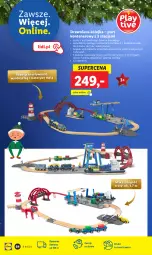 Gazetka promocyjna Lidl - KATALOG ZABAWKI - Gazetka - ważna od 24.12 do 24.12.2023 - strona 64 - produkty: Latarnia, Por, Kolejka, Pociąg, Silan, Szyny, Drewniana kolejka, Olej